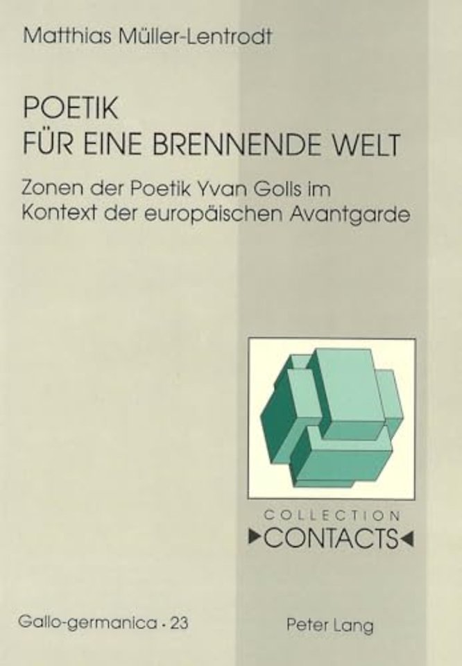 Poetik Fuer Eine Brennende Welt