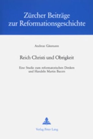 Reich Christi Und Obrigkeit
