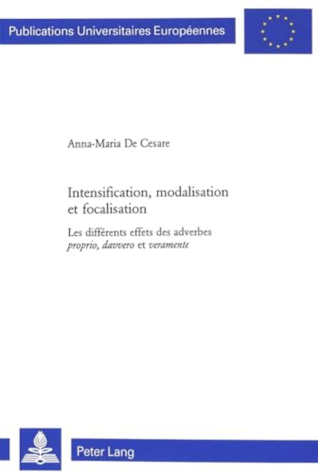 Intensification, Modalisation Et Focalisation