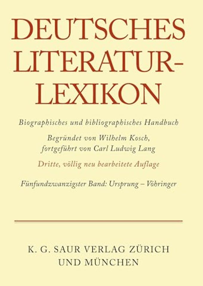 Ursprung – Vöhringer