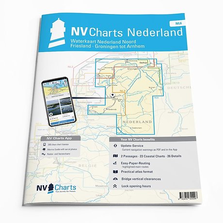 NV Atlas Nederland NL6 - Binnenwateren Noord Nederland