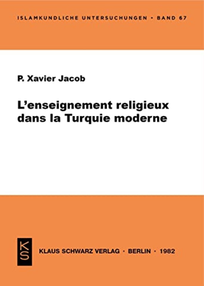 L` enseignement religieux dans la Turquie moderne