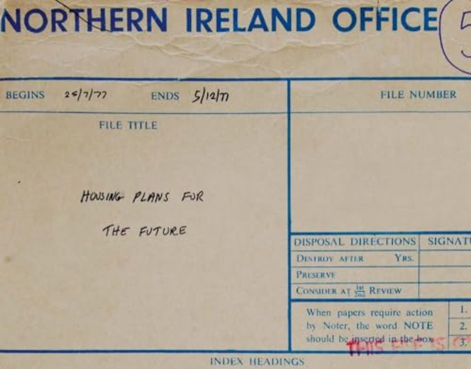 Donovan Wylie: Housing Plans for the Future