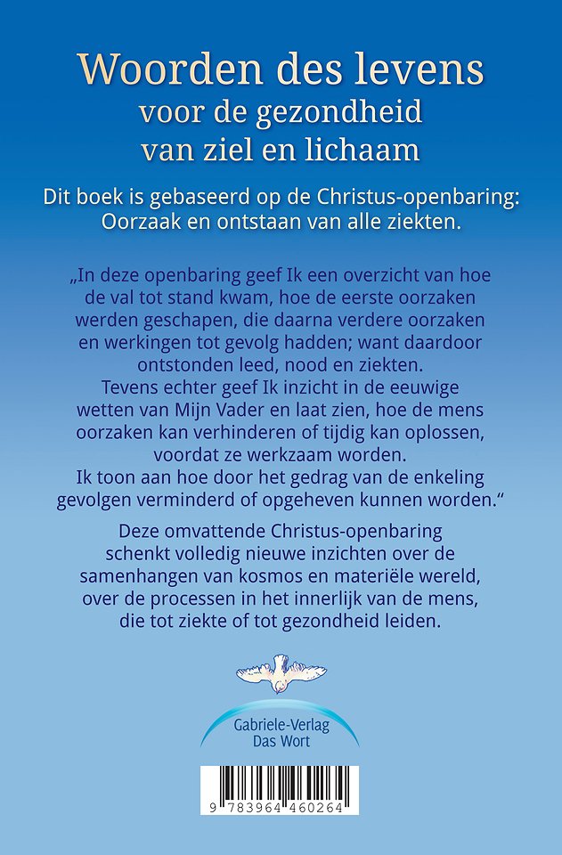Woorden des levens voor gezondheid van ziel en lichaam