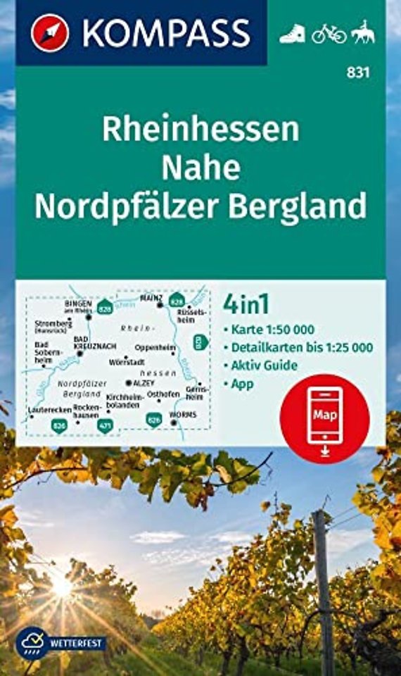 Rheinhessen / Nahe / Nordpfalzer Bergland +Aktiv Guide