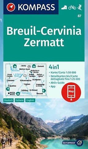 Breuil-Cervinia, Zermatt 1:50,000