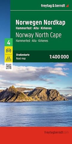 Norway North Cape Road Map