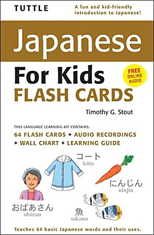 Tuttle Japanese for Kids Flash Cards Kit