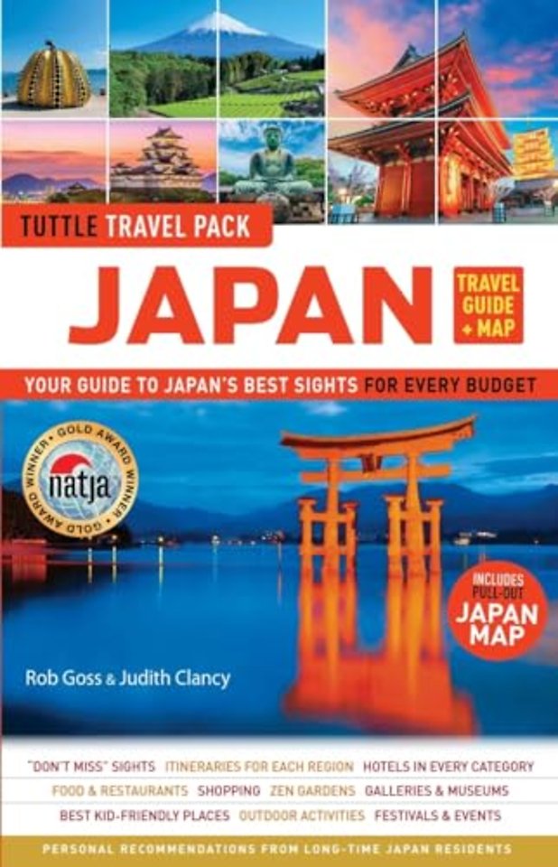 Japan Travel Guide + Map: Tuttle Travel Pack