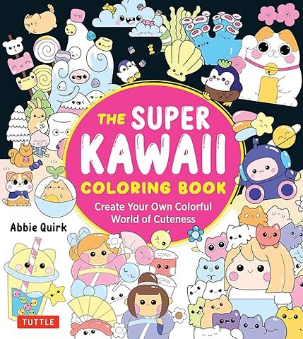 The Super Kawaii Coloring Book