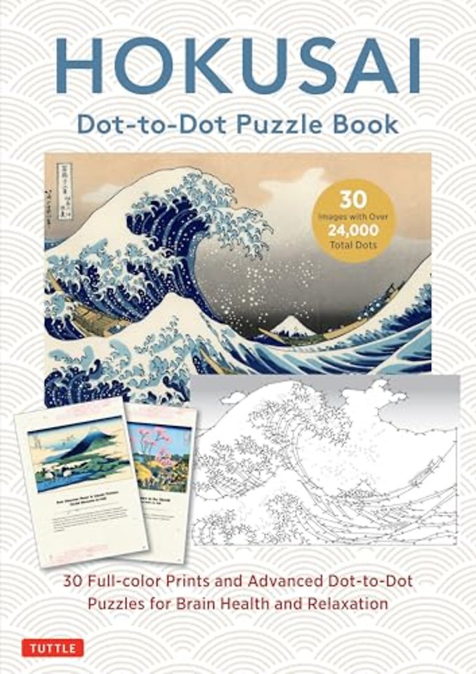 Hokusai Dot-to-Dot Puzzle Book