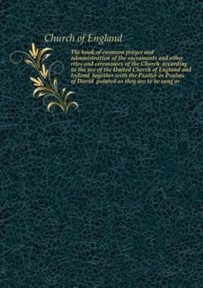 The book of common prayer
