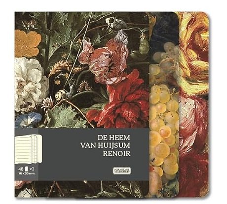 Notebooks de Heem, van Huijsum, Renoir (Set of 3, Large)