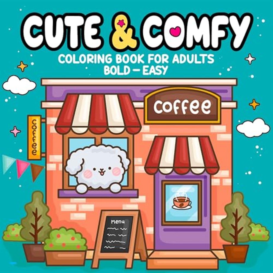 Cute & Comfy - Coloring Book for Adults