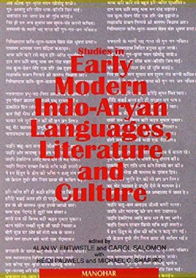 Studies in Early Modern Indo–Aryan Languages, Li – Research Papers, 1992–1994, Presented at the Sixth Conference on Devotional Literature in New I