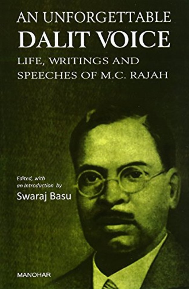 An Unforgettable Dalit Voice – Life, Writings and Speeches of M.C. Rajah