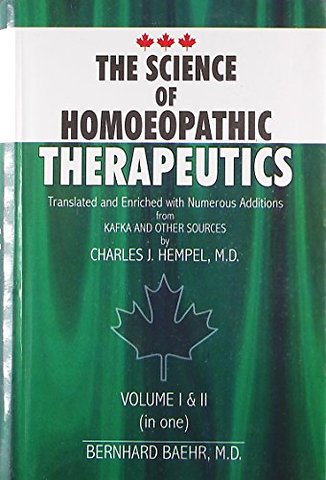 Science of Homoeopathic Therapeutics