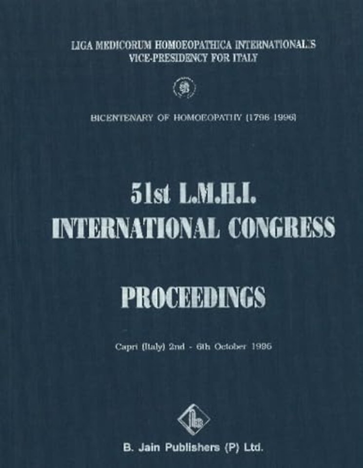 51st L.M.H.I. International Congress Proceedings