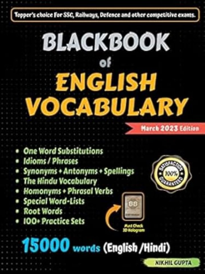 Blackbook of English Vocabulary