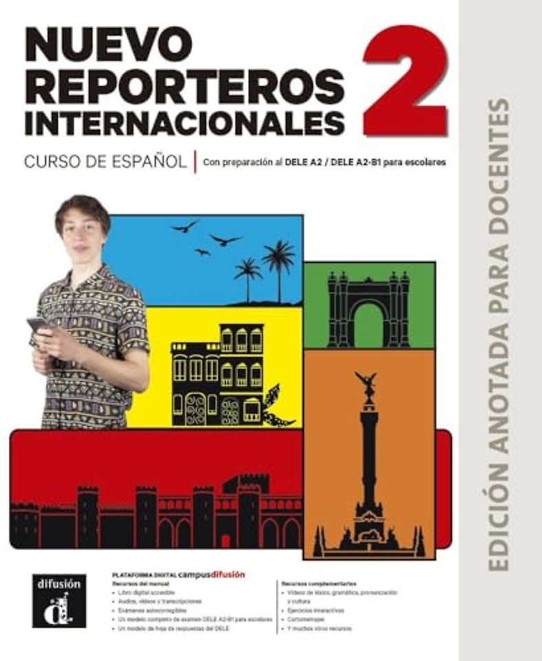 Nuevo Reporteros int. 2 Ed. anotada para docentes