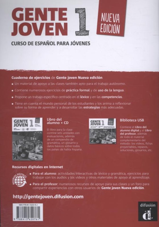 Gente joven 1 - Cuaderno de ejercicios A1.1 Cuaderno de ejercicios