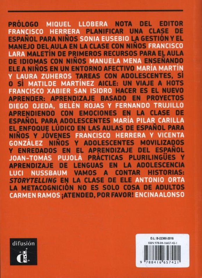Enseñar español a niños y adolescentes