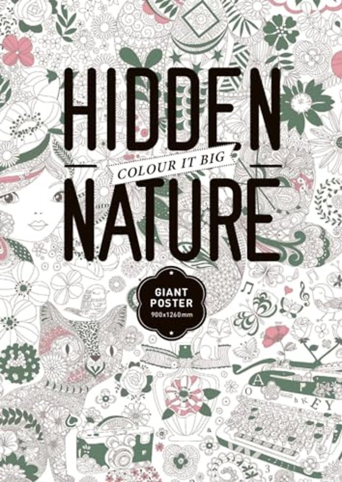 Hidden Nature Colouring Poster
