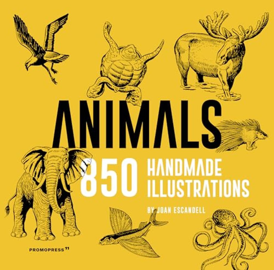 Animals: 850 Handmade Illustrations