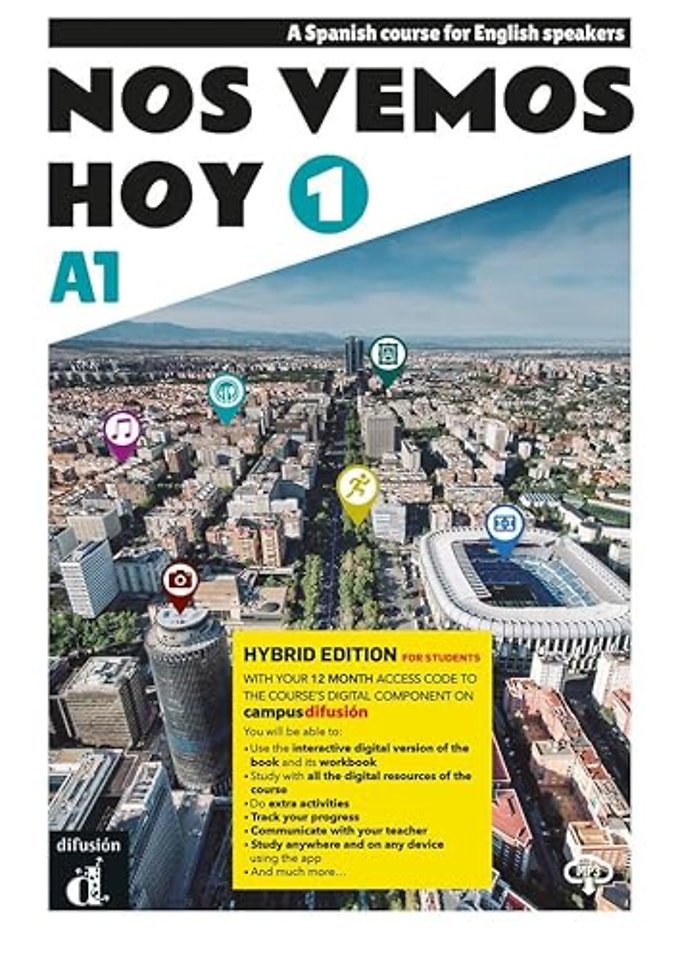 Nos vemos hoy 1 - Edicion hibrida - Edicion inglesa - Libro del estudiante. A1