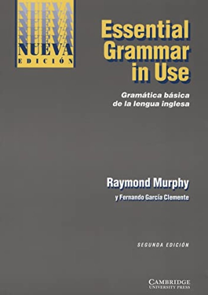 Essential Grammar in Use Spanish edition without answers