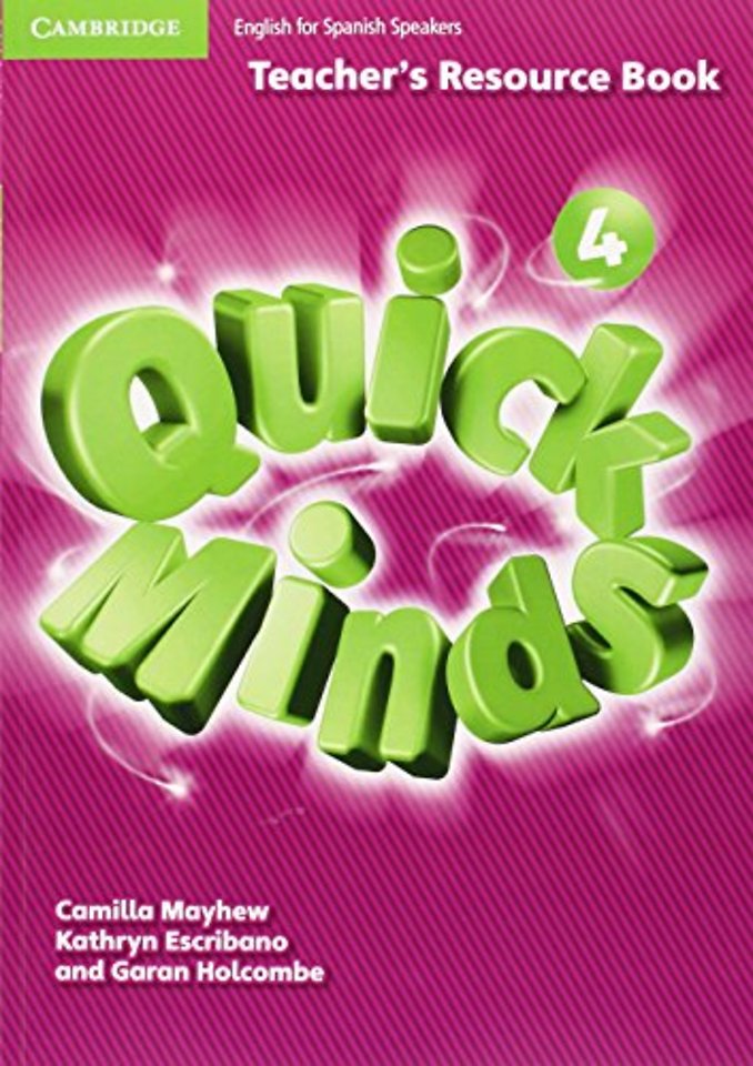 Quick Minds Level 4 Teacher's Resource Book Spanish Edition
