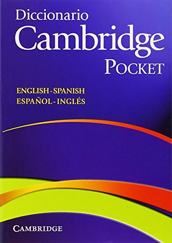 Diccionario Bilingue Cambridge Spanish-English Paperback Pocket edition