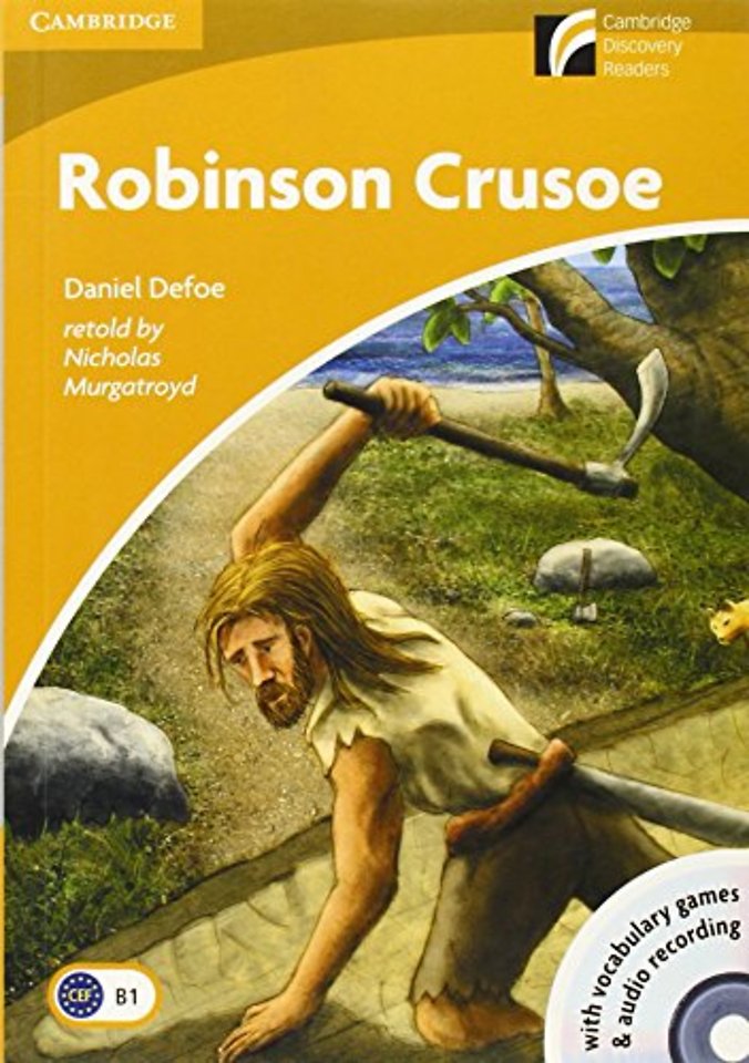 Robinson Crusoe Level 4 Intermediate Book with CD-ROM and Audio CD