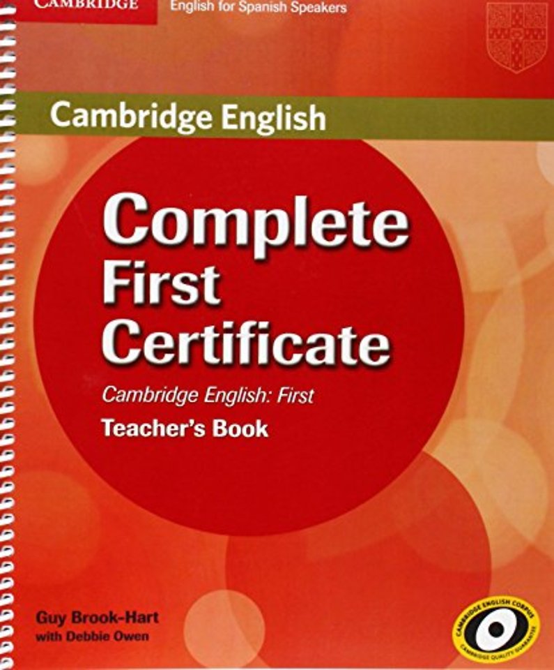Complete First Certificate for Spanish Speakers Teacher's Book