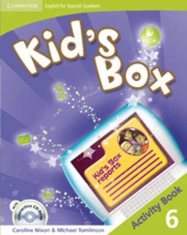 Kid's Box for Spanish Speakers Level 6 Activity Book with CD-ROM and Language Portfolio
