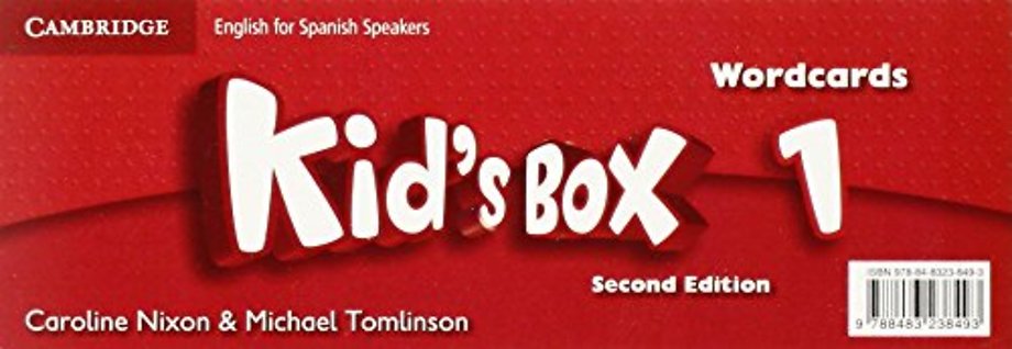 Kid's Box Level 1 Wordcards English for Spanish Speakers