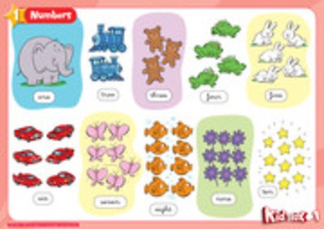 Kid's Box Level 1 Posters English for Spanish Speakers
