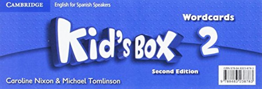 Kid's Box Level 2 Wordcards English for Spanish Speakers