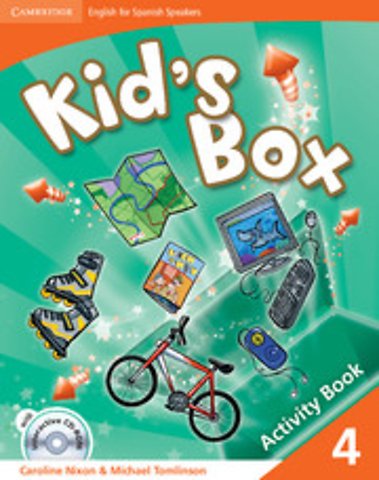 Kid's Box for Spanish Speakers Level 4 Activity Book with CD-ROM and Language Portfolio