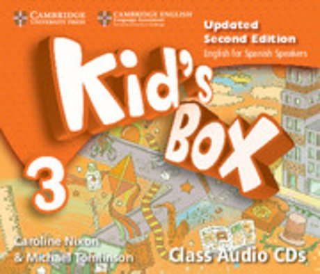 Kid's Box Level 3 Class Audio CDs (4) Updated English for Spanish Speakers