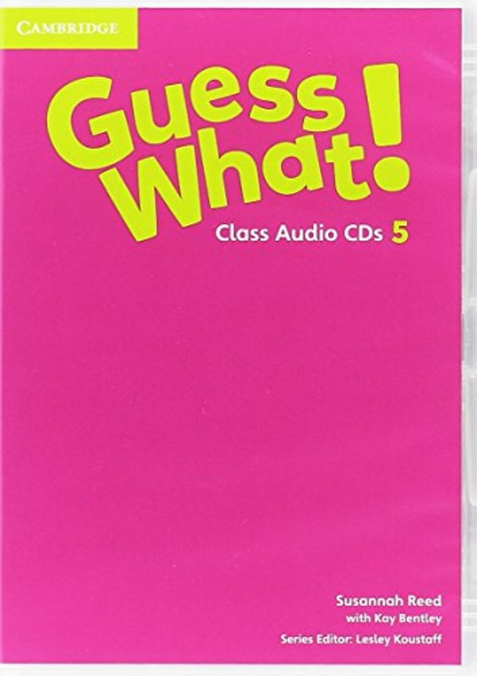 Guess What! Level 5 Class Audio CDs (3) Spanish Edition