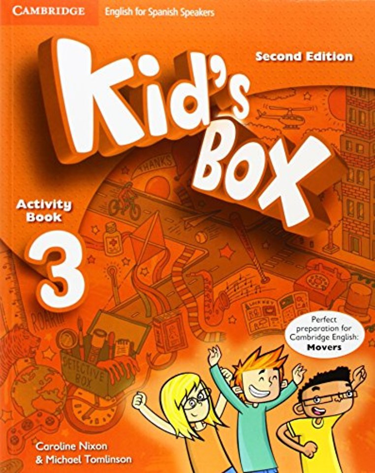 Kid's Box Level 3 Activity Book with CD ROM and My Home Booklet English for Spanish Speakers