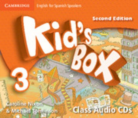 Kid's Box Level 3 Class Audio CDs (4) English for Spanish Speakers