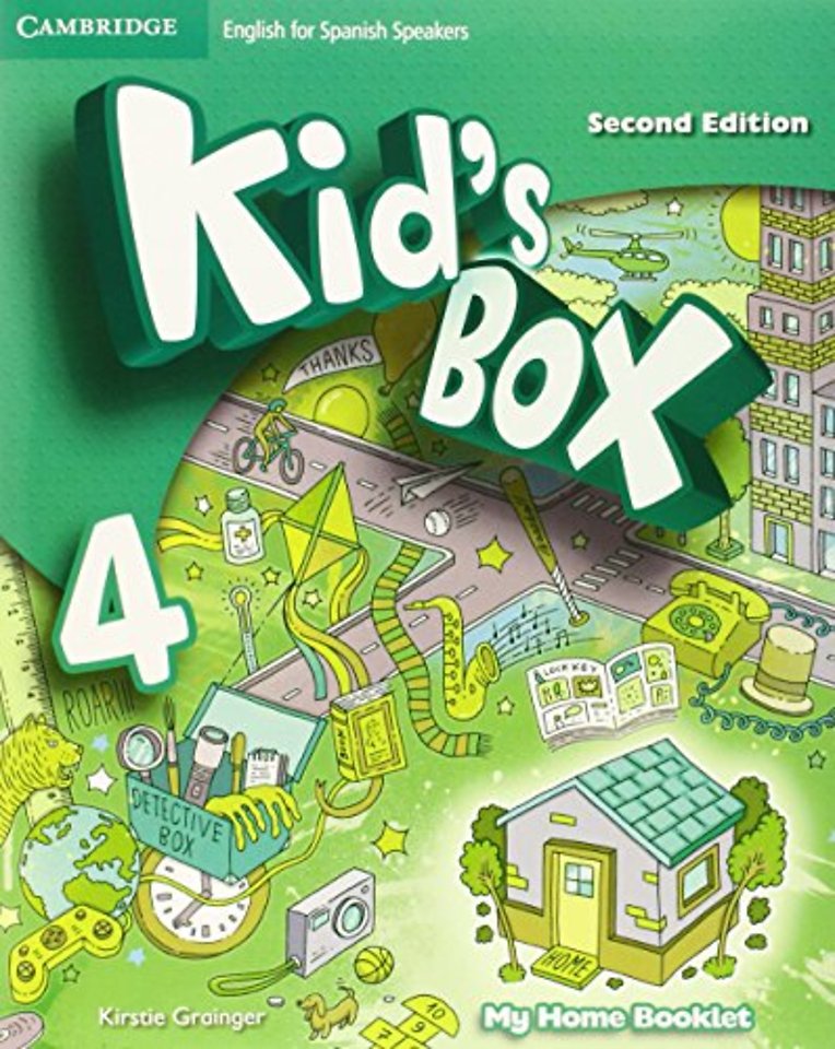 Kid's Box Level 4 Activity Book with CD ROM and My Home Booklet English for Spanish Speakers
