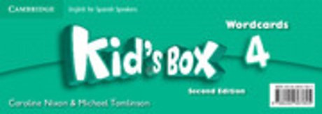 Kid's Box Level 4 Wordcards English for Spanish Speakers