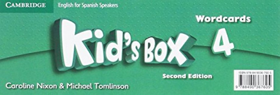 Kid's Box Level 4 Wordcards English for Spanish Speakers