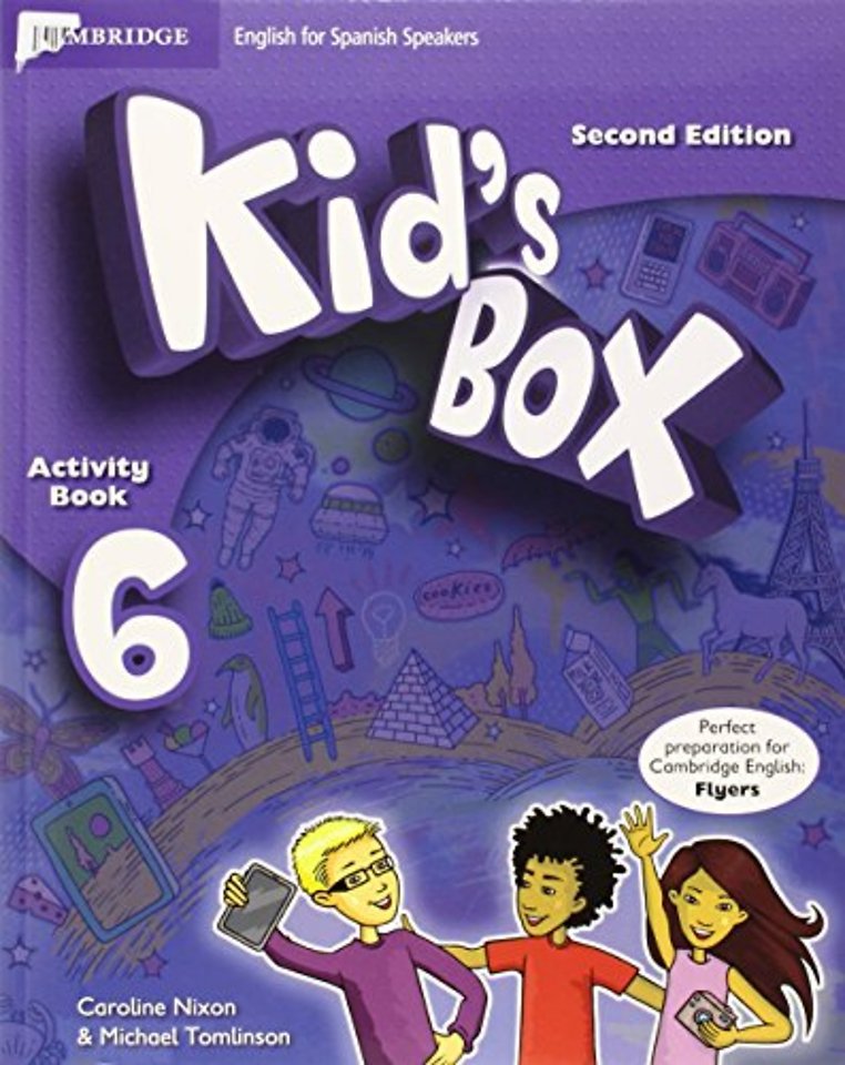 Kid's Box Level 6 Activity Book with CD ROM and My Home Booklet English for Spanish Speakers