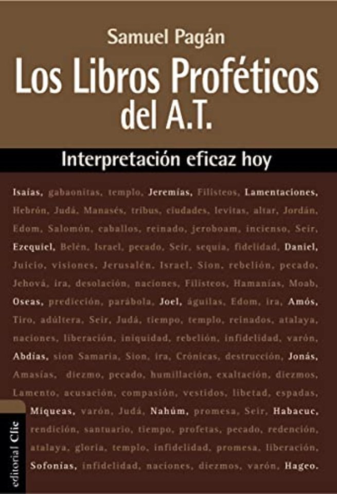 La Los Libros Prof��ticos del Antiguo Testamento