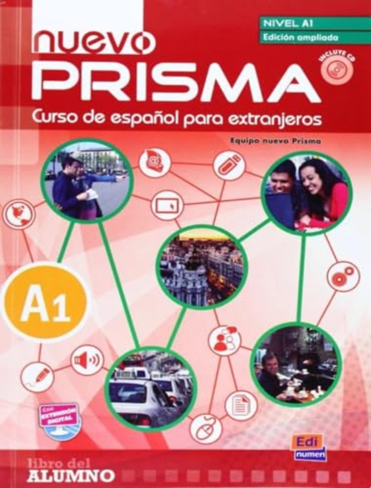Nuevo Prisma A1: Ampliada Edition (12 sections): Student Book