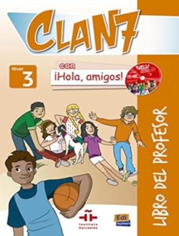 Clan 7 con Hola Amigos 3 : Tutor Book